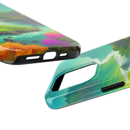 RIVER SPRING FLOWER VALLEY Phone Case