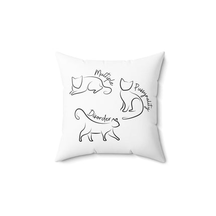 MULTIPLE P**SYNALITY (PERSONALITY) DISORDER Cat Lovers Pillow