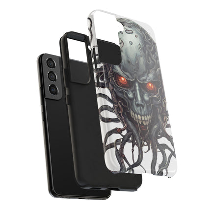TENTACLED METAL ALIEN SKULL Phone Case