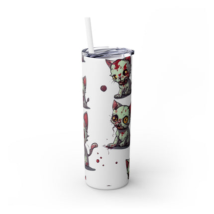 ZOMBIE KITTIES Skinny Tumbler - Mutated Kitten Zombies Insulated Cup