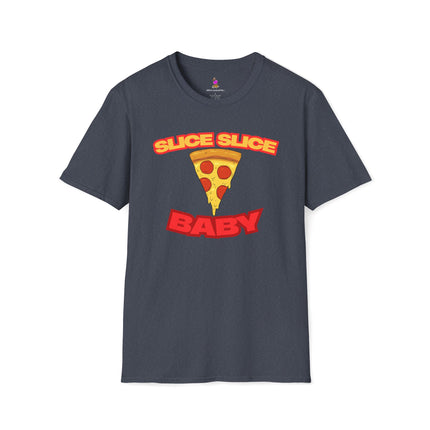 SLICE SLICE BABY Funny Pizza/Music Lover T-Shirt