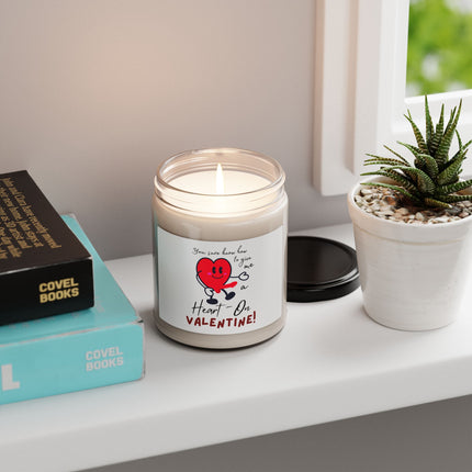 YOU GIVE ME A HEART-ON VALENTINE! Adult Humor Gift Candle