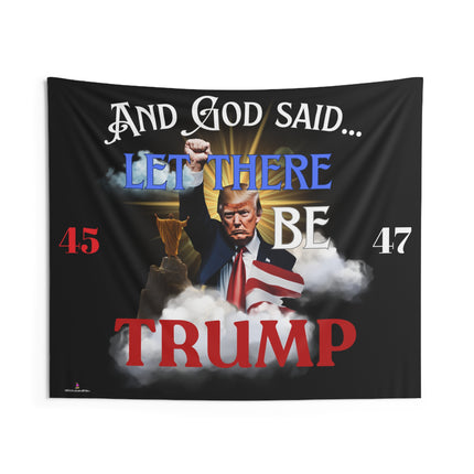 Trump Patriotic Trump Supporter Indoor Wall Tapestries, Tapestry Banner, American Flag Wall Hanging, Political Home Decor, USA Veteran Gift