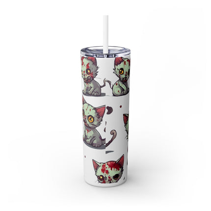 ZOMBIE KITTIES Skinny Tumbler - Mutated Kitten Zombies Insulated Cup