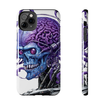 BLUE ALIEN SKULL Phone Case