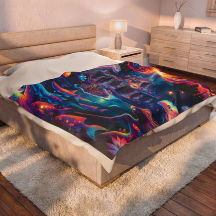 TEMPLE OF ATLANTIS Psychedelic Blanket