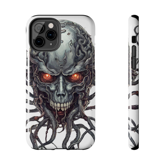 TENTACLED METAL ALIEN SKULL Phone Case