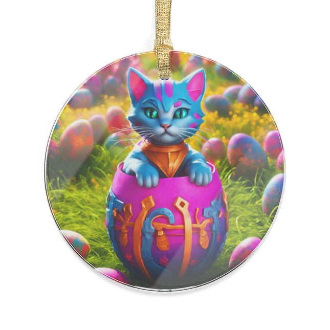 COSMIC CAT EASTER EGG Tree Ornament