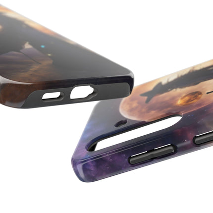 WICCAN MOON GALAXY Phone Case