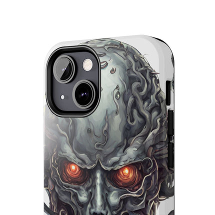 TENTACLED METAL ALIEN SKULL Phone Case
