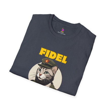 Funny Fidel Catstro Tee, Political Parody Unisex Shirt, Communist Leader Spoof Top, Rebellion Gift, Revolution Wear, Protest Apparel
