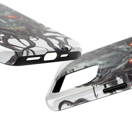 TENTACLED METAL ALIEN SKULL Phone Case