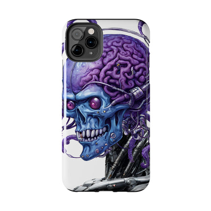 BLUE ALIEN SKULL Phone Case