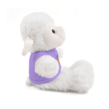 FIND YOUR INNER HAPPY PLACE Inspirational Rainbow Stuffed Animal