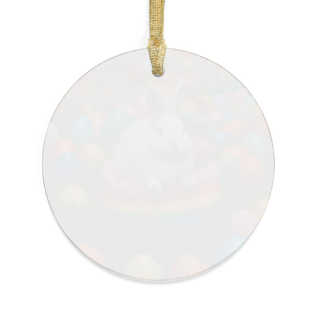 RAINBOW EGG BUNNY Easter Tree Ornament