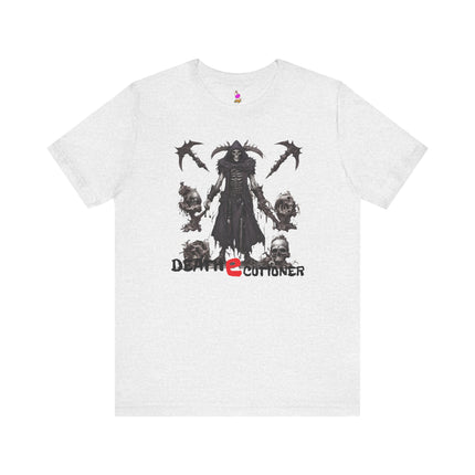 DEATHeCUTIONER Series Grim Reaper T-Shirt - Dark Fantasy Horror Art Tee