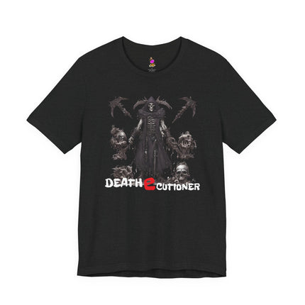 DEATHeCUTIONER Series Grim Reaper T-Shirt - Dark Fantasy Horror Art Tee