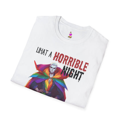 WHAT A HORRIBLE NIGHT TO LOSE A PURSE! Halloween Funny Video Game Inspired Pride Tee | LGBTQ Mens Womens Tshirt