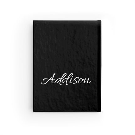 Personalized Letter A Diary | Custom Companion Journal | Hardcover Daily Life Log Black Book | Birthday, Wedding, Grandma, Grandmother Gift