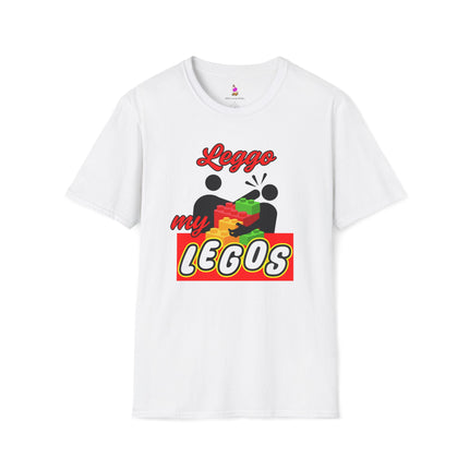 LEGGO MY LEGOS Spoof T-Shirt - Funny 90s Eggo Waffles Parody Tee