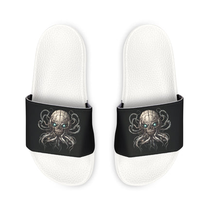 ALIEN CYBORG SKULL Video Game Inspired Slide Sandals