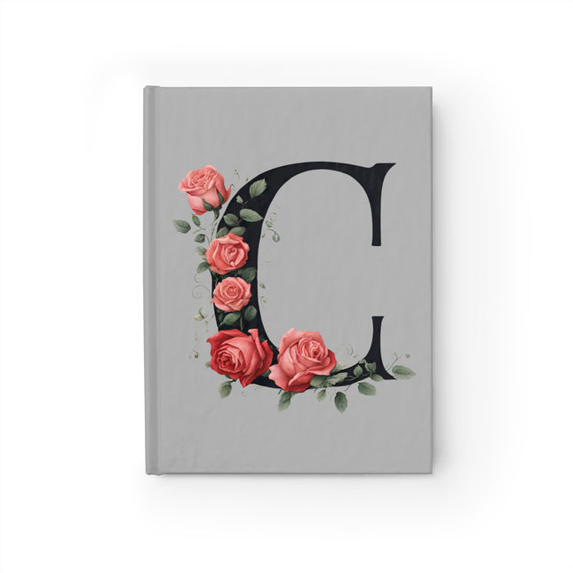 Personalized Letter C Diary | Custom Companion Journal | Hardcover Daily Life Log Book | Birthday, Wedding, Grandma, Grandmother Gift