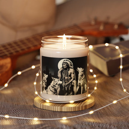 INDIAN CHIEF WOLF Scented Candle
