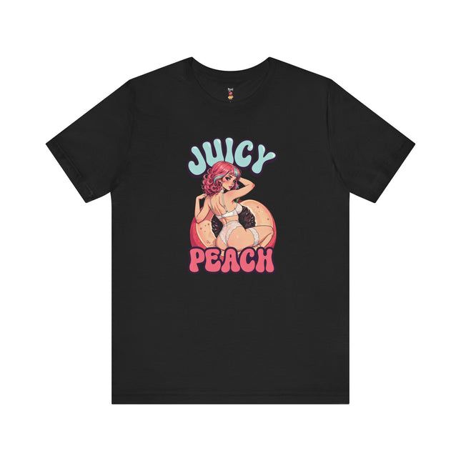 JUICY PEACH T-Shirt Provocative Seductive Sexy Cartoon Tee