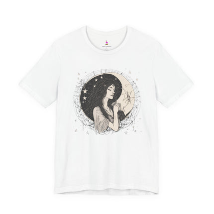 MOON GODDESS T-Shirt - Mystical Lunar Feminine Divine Art Tee