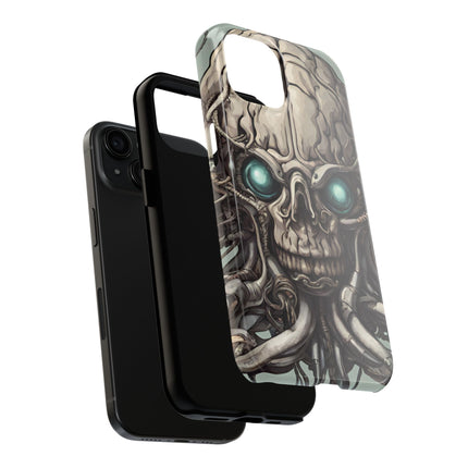 ALIEN IRON TENTACLED SKULL Phone Case