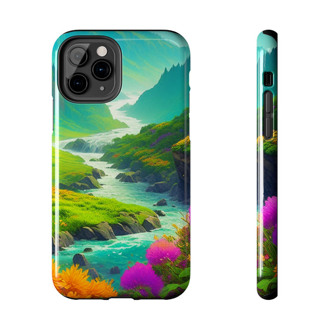 RIVER SPRING FLOWER VALLEY Phone Case