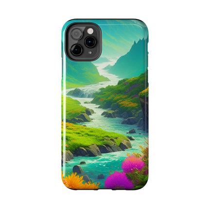 RIVER SPRING FLOWER VALLEY Phone Case