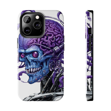 BLUE ALIEN SKULL Phone Case