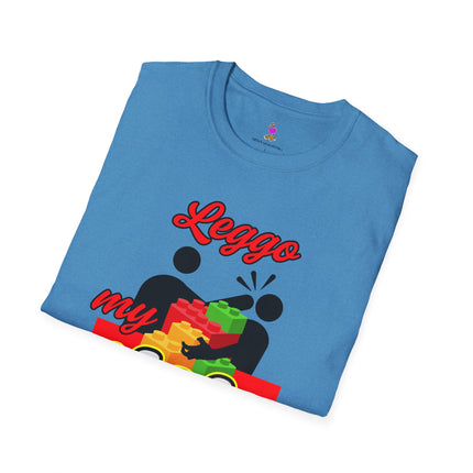 LEGGO MY LEGOS Spoof T-Shirt - Funny 90s Eggo Waffles Parody Tee