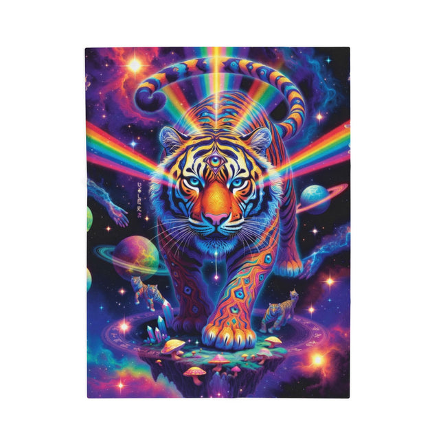 EYE OF THE TIGRESS Galaxy Psychedelic Blanket