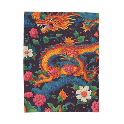 JAPANESE DRAGON FLOWER Blanket