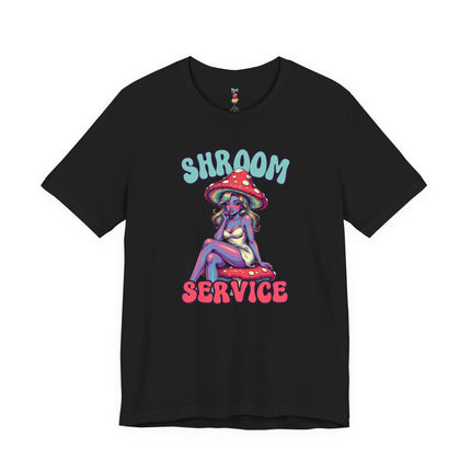 SHROOM SERVICE T-Shirt Provocative Seductive Sexy Cartoon Tee