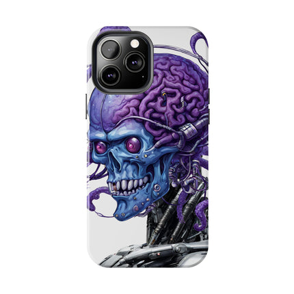 BLUE ALIEN SKULL Phone Case