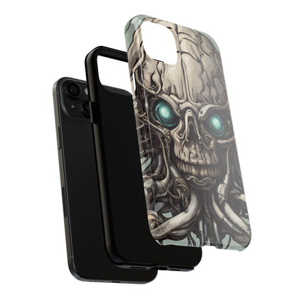 ALIEN IRON TENTACLED SKULL Phone Case