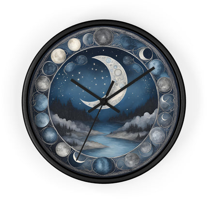 MOON PHASES Wall Clock