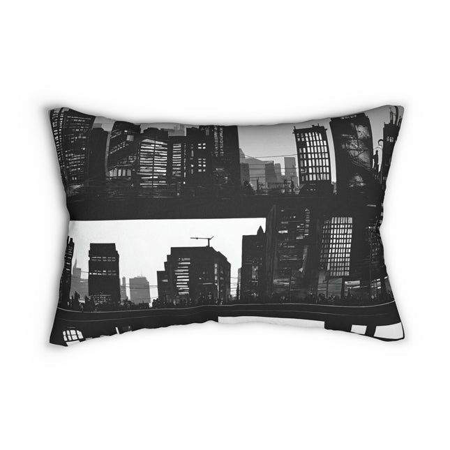CITY NIGHT SKYLINE Pillow
