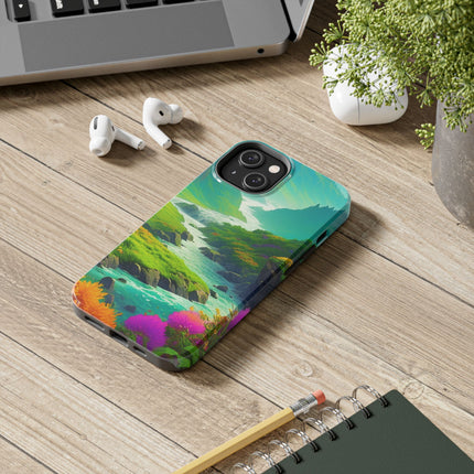 RIVER SPRING FLOWER VALLEY Phone Case