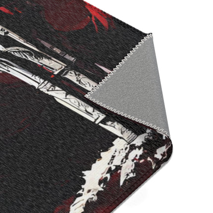 ONWARD UNTO THE WALLS OF EVIL Video Game Inspired Area Rug