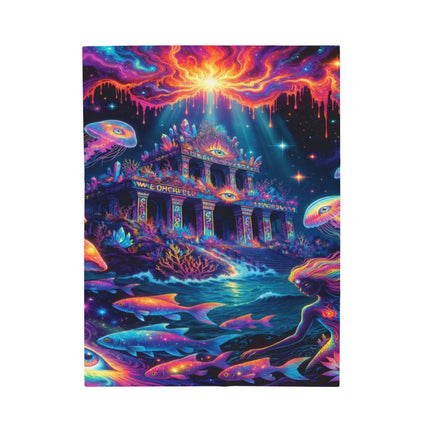 TEMPLE OF ATLANTIS Psychedelic Blanket