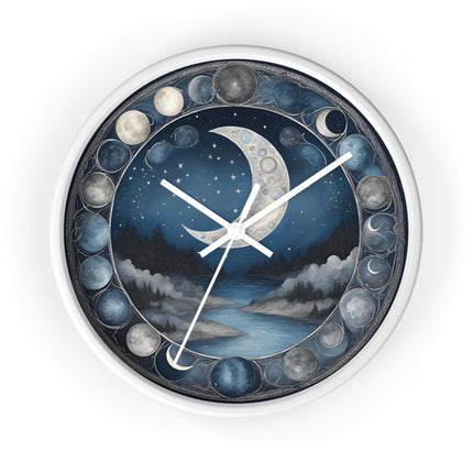MOON PHASES Wall Clock