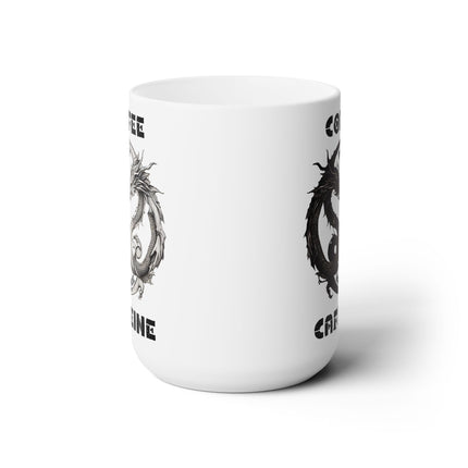 DAILY BALANCE CAFFEINE Dragon Yin Yang Coffee Mug