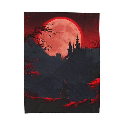 CURSED RING OF LUNAR BLOOD Fleece Throw Video Game Blanket