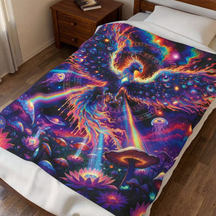 PHOENIX KING Psychedelic Blanket
