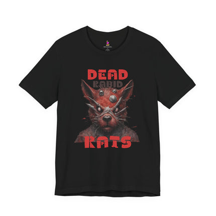 DEAD RABID RATS T-Shirt - 80s Horror Film Retro Cult Classic Tee