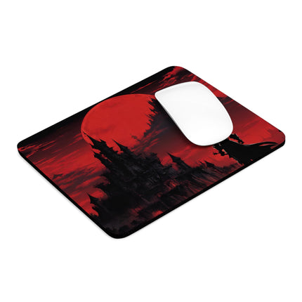 STANDING AT THE PRECIPICE OF EVIL Video Game Inspired Mouse Pad